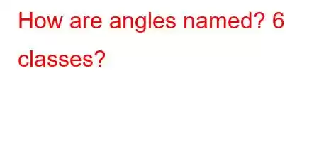 How are angles named
\\