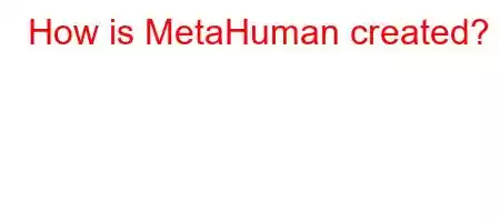 How is MetaHuman created?