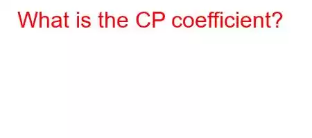 What is the CP coefficient